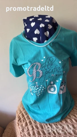 Пижама трико къс ръкав 7/8 панталон Ареал Areal, снимка 3 - Пижами - 50871192