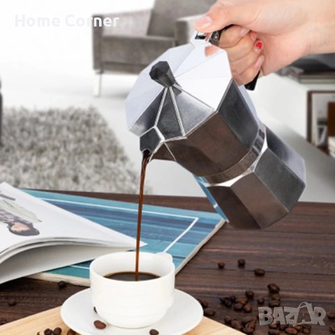 Кубинска кафеварка 12 кафета алуминиева, снимка 2 - Аксесоари за кухня - 44232566