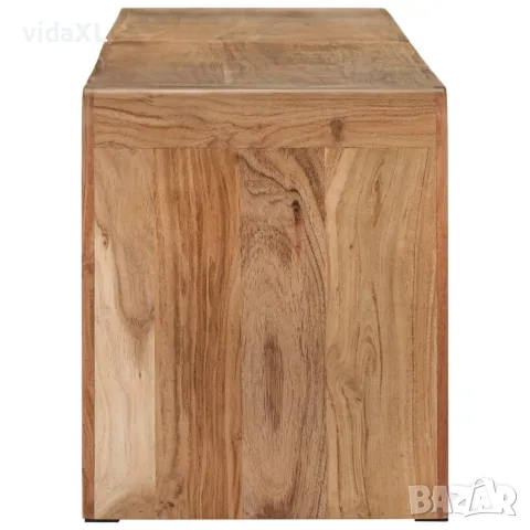 vidaXL Пейка, 160x38x45 см, масивна акация, снимка 2 - Дивани и мека мебел - 56149118