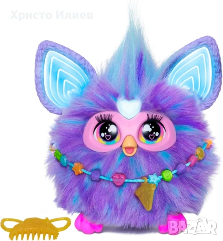 FURBY Furblets Плюшена интерактивна играчка лилаво Фърби, снимка 4 - Други - 53576477
