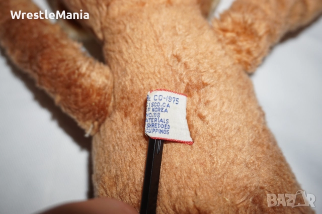 Vintage 50 Годишна Плюшена Маймуна R.Dakin Co 1975 San Francisco Product Of Korea 28см, снимка 18 - Колекции - 52178932