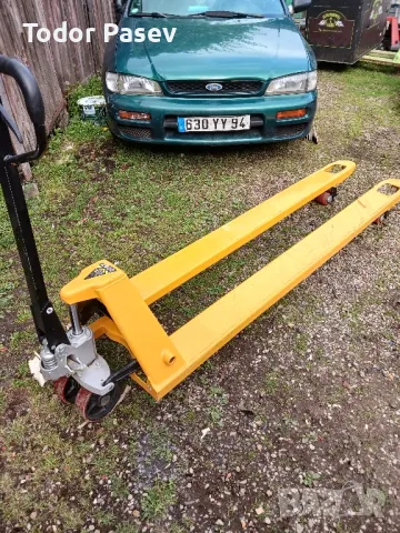Палетна количка дълга, снимка 3 - Други машини и части - 50029009