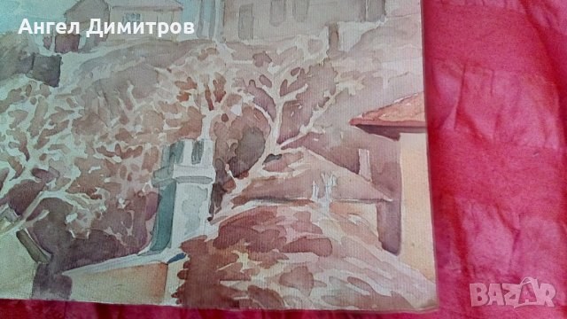 Ангел Ботев картина акварел , снимка 7 - Картини - 38999909