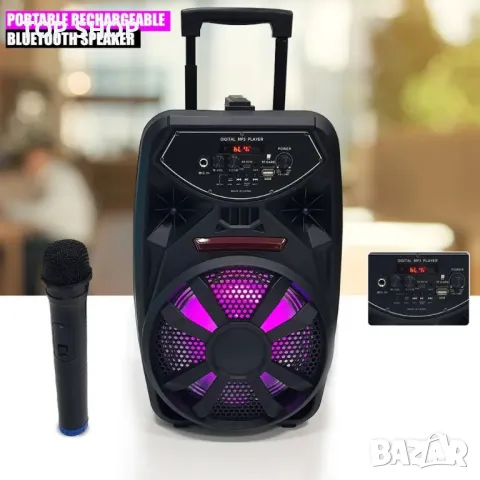 Преносим Bluetooth високоговорител с вход за микрофон PK-09(L)