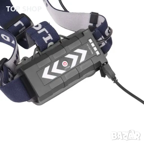 Фенер – челник с лампи  L2 + 2 х T6 + 2 LED фара и USB захранване FL71, снимка 4 - Лампи за стена - 49312667