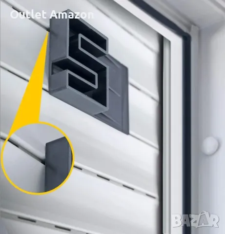 Schellenberg 16010 Ролетна брава, антрацит, плъзгаща се брава

, снимка 4 - Гаражни врати - 49555930