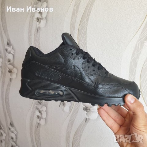 Оригинални МАРАТОНКИ NIKE AIR MAX 90 LEATHER   номер 38,5-39, снимка 11 - Маратонки - 40715078