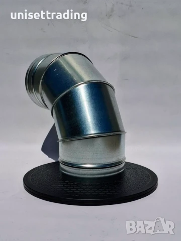 Коляно за аспирация ф200 поцинкована ламарина, снимка 2 - Други машини и части - 36355615