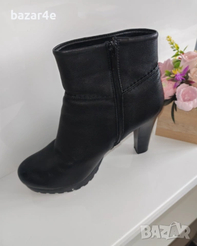 Боти естествена кожа, 40 номер, Gotti, черни, снимка 5 - Дамски боти - 53231146