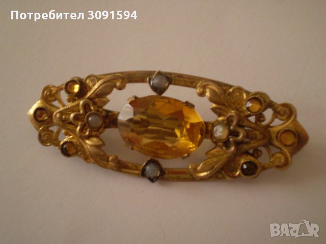старинна дамска брошка игла , снимка 6 - Антикварни и старинни предмети - 35709416