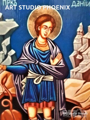 Икона на Свети Пророк Данаил, ikona Sveti Prorok Danail, снимка 2 - Икони - 16145575