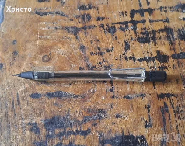 автоматичен молив Lamy Лами Vista 0.5 мм, M 41, модел 112, прозрачен уникат, снимка 5 - Ученически пособия, канцеларски материали - 48411157
