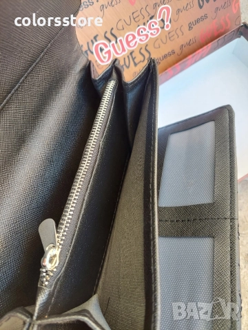 Черен портфейл Guess код VL, снимка 5 - Портфейли, портмонета - 43412217