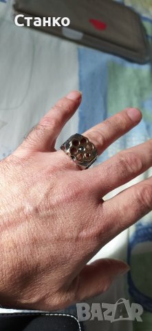 мъжки пръстен, два пръстена, снимка 2 - Пръстени - 42495413