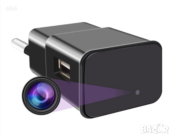 Шпионска камера USB зарядно, снимка 5 - Други - 52655796