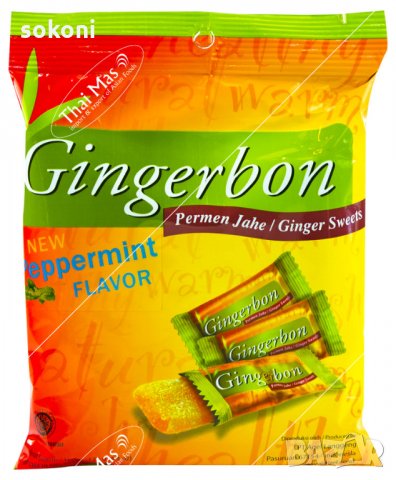 Agel Gingerbon with Peppermint Flavour / Агел Джинджербон 125гр, снимка 1 - Домашни продукти - 35915114