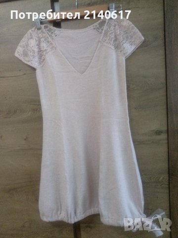 Рокля/туника в цвят жив корал, снимка 3 - Туники - 40225039