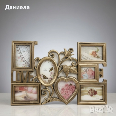 Любовна Феерия – декоративна фоторамка за 7 снимки