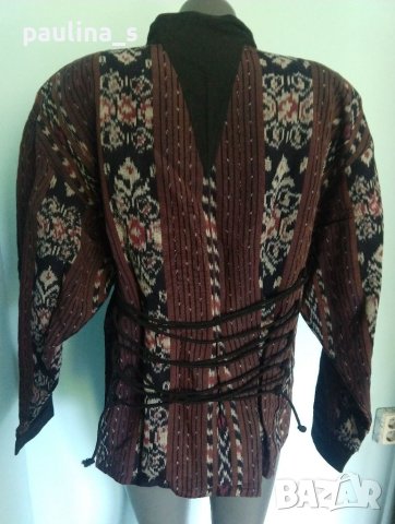 Яке или сако в етно стил "Bum Shaka" / голям размер, ръчна изработка , снимка 10 - Якета - 40999050