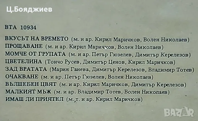 БГ РОК - Щурците, Вкусът на времето, снимка 5 - Грамофонни плочи - 56242548