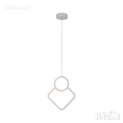 LED Полилей 12W Бял Топло Бяла Светлина