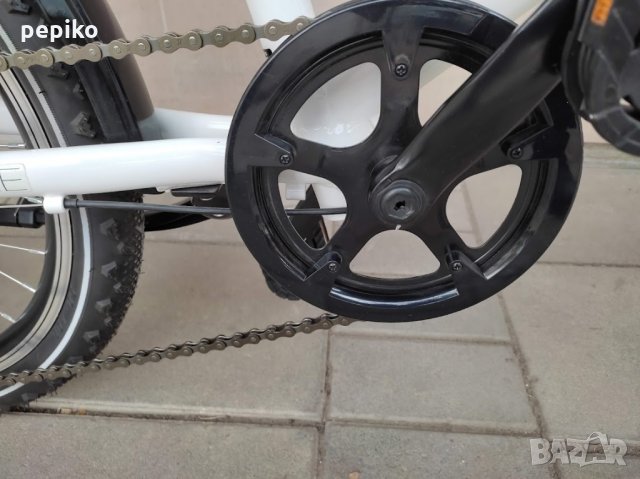 Продавам колела внос от Германия алуминиев двойносгъваем велосипед DINA BIKE 20 цола 6 скорости, снимка 2 - Велосипеди - 35814423