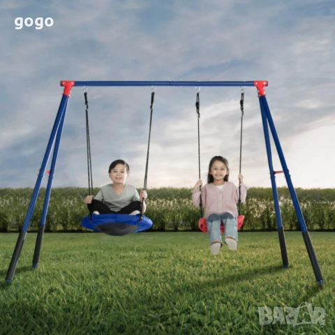 2 метални люлки, снимка 3 - Градински мебели, декорация  - 53804372