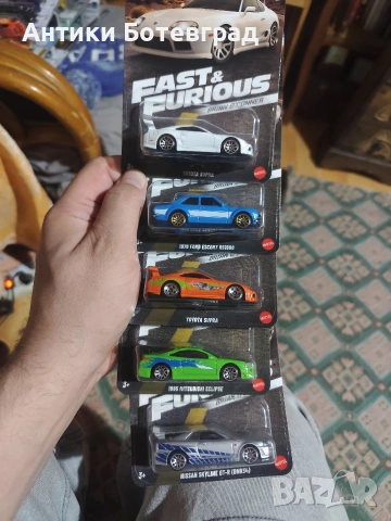 Колички Хот уилс Hot wheels Бързи и яростни 