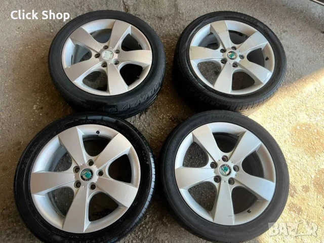 5х112 17 Джанти Skoda VW Seat Audi 5x112 Шкода Сеат Ауди Фолксваген, снимка 2 - Гуми и джанти - 51359337