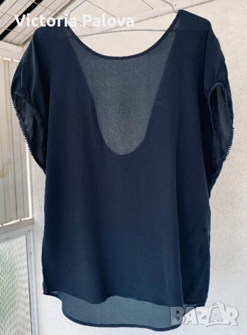 LUXURY копринена  блуза  CUSTOMMADE  Дания, снимка 3 - Корсети, бюстиета, топове - 41561469