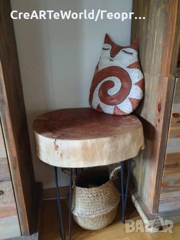 Маса за кафе ,помощна маса,малка маса,поставка за снимки и книги,свещи,чаши идр., снимка 8 - Декорация за дома - 27537476