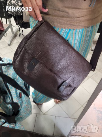 ECCO messenger  чанта за документи,лаптоп кафява