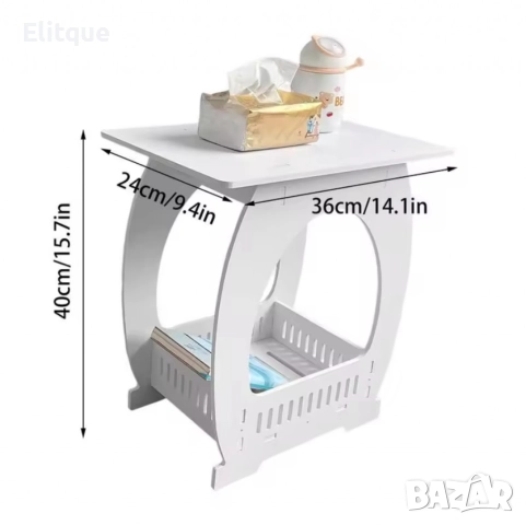 Модерна масичка за кафе 40 см (височина) x 36 см (ширина) x 24 см, снимка 5 - Други стоки за дома - 52684545