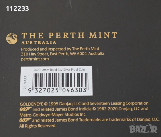 1 унция Golden Eye сребро 999.9 Proof, снимка 6 - Нумизматика и бонистика - 52773601