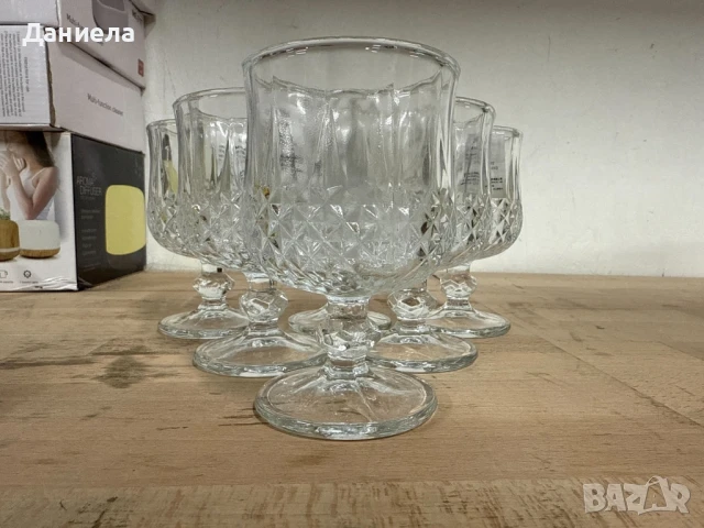 Комплект от 6 чаши за вино , снимка 2 - Чаши - 51168195