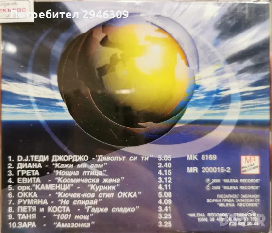 Милена рекърдс Звезди 4(2000), снимка 2 - CD дискове - 48596302