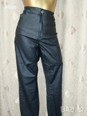 JUNAROSE 48 Черен еластичен панталон/ промазка/