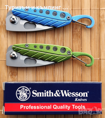 Джобен нож Smith & Wesson, снимка 3 - Ножове - 37393206