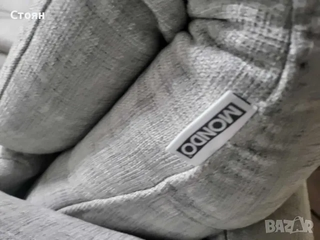 Сив ъглов диван от плат "HUKLA M-Bavero" с ел. релакс механизъм, снимка 10 - Дивани и мека мебел - 48307466