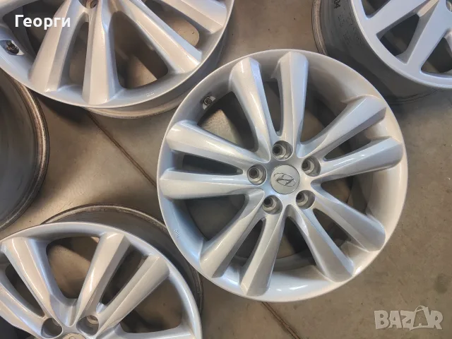 4бр.алуминиева джанта 18 цола за Hyundai 5x114.3, снимка 5 - Гуми и джанти - 56075944