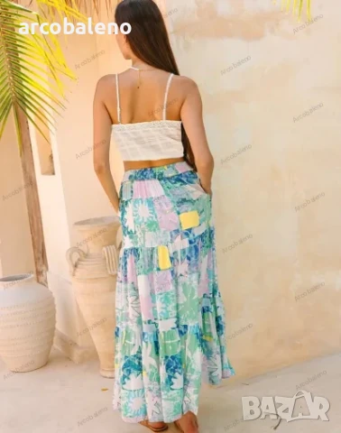 Дамска лятна пола, 3цвята , снимка 11 - Поли - 50518868