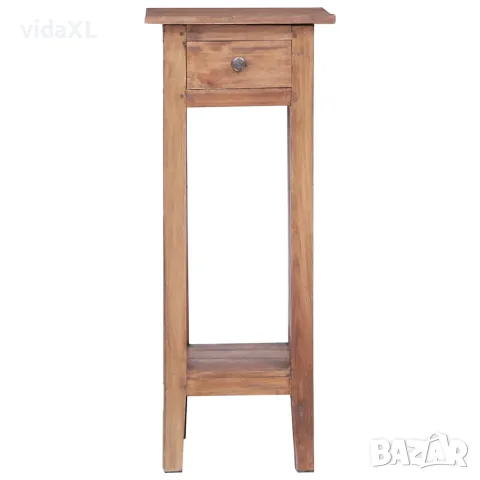 vidaXL Поставка за саксии, 30x30x75 см, махагоново дърво масив, снимка 3 - Саксии и кашпи - 56146548
