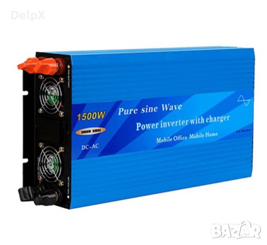 Инвертор синусоидален с функция заряд TYPC-1500 24VDC/220VAC 1500W