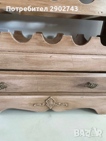 Дървена поставка за вино!, снимка 2 - Антикварни и старинни предмети - 53719465