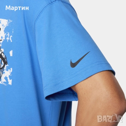Мъжка тениска Nike Max90 Basketball - размер M/L, снимка 3 - Спортни дрехи, екипи - 51485801