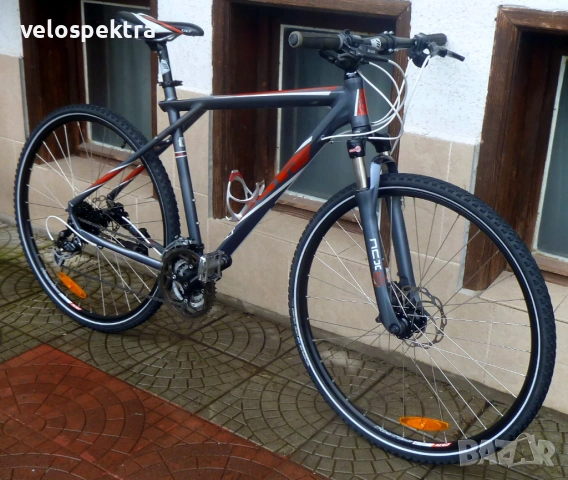 ДжиТи ! 28 цола ! Трекинг хибрид- лек офроуд ! 27 скорости ! ТОП!, снимка 9 - Велосипеди - 53235364