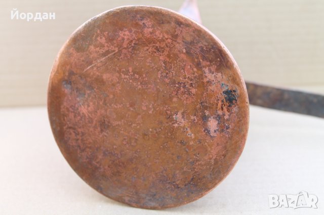 Ръчно ковано медно джазве от дебела ламарина, снимка 10 - Антикварни и старинни предмети - 42203123