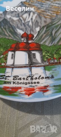 Порцеланова чиния за стена Евтино , снимка 2 - Колекции - 41865765