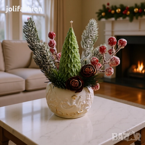 Букет от соеви свещи, снимка 14 - Декорация за дома - 52169112