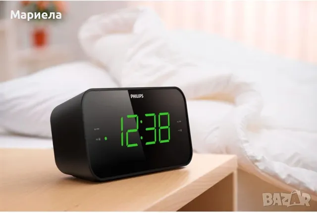 Радио Philips / Радио Будилник / Радиочасовник Philips с Голям Дисплей, снимка 6 - Радиокасетофони, транзистори - 49310770